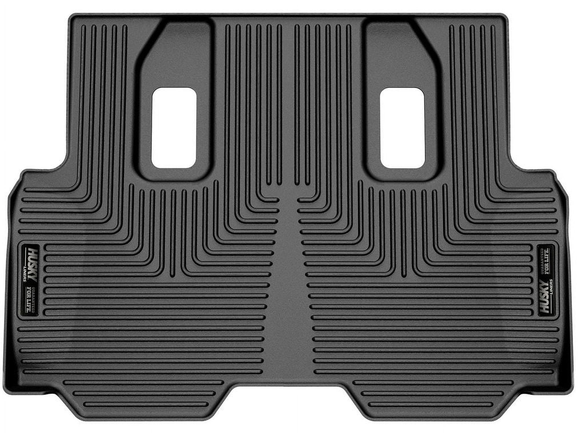 Husky Liners by RealTruck Weatherbeater | Compatible with 2022 - 2024 Lexus LX600, 2022 - 2023 Toyota Land Cruiser (International Vehicle, Left Hand Drive), 3rd Row Liner, Black - 1 pc. | 14811