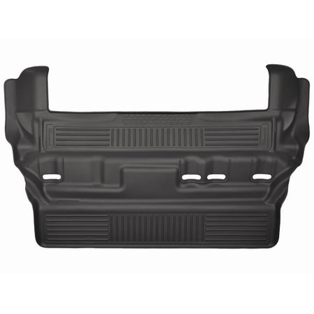 Husky Liners 19311 Weatherbeater Floor Mat Fits 2015-2020 Escalade/Tahoe/Yukon w/ 2nd Row Bench Seats 3rd Row Liner 1pc Black
