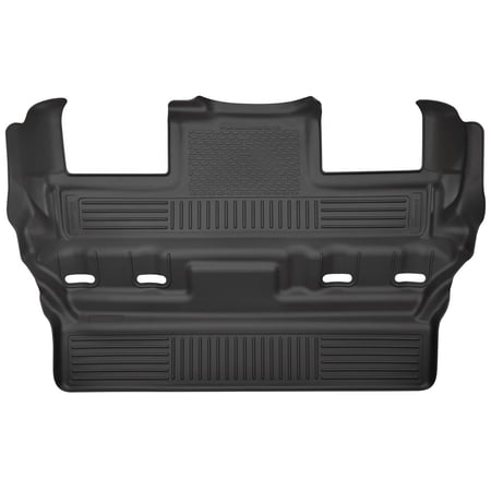 Husky Liners 19301 Weatherbeater Floor Mat Fits 2015-2020 Escalade/Tahoe/Yukon w/ 2nd Row Bucket Seats 3rd Row Liner 1pc Black
