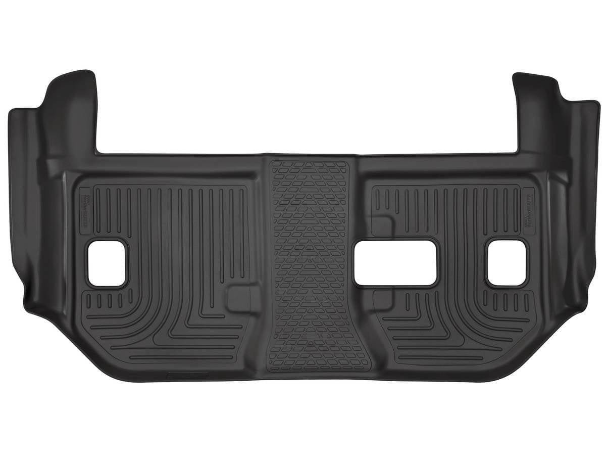 Husky Liners 19291 Weatherbeater Floor Mat Fits 2015-2020 Escalade ESV/Suburban/Yukon XL w/ 2nd Row Bench Seats 3rd Row Liner 1pc Black