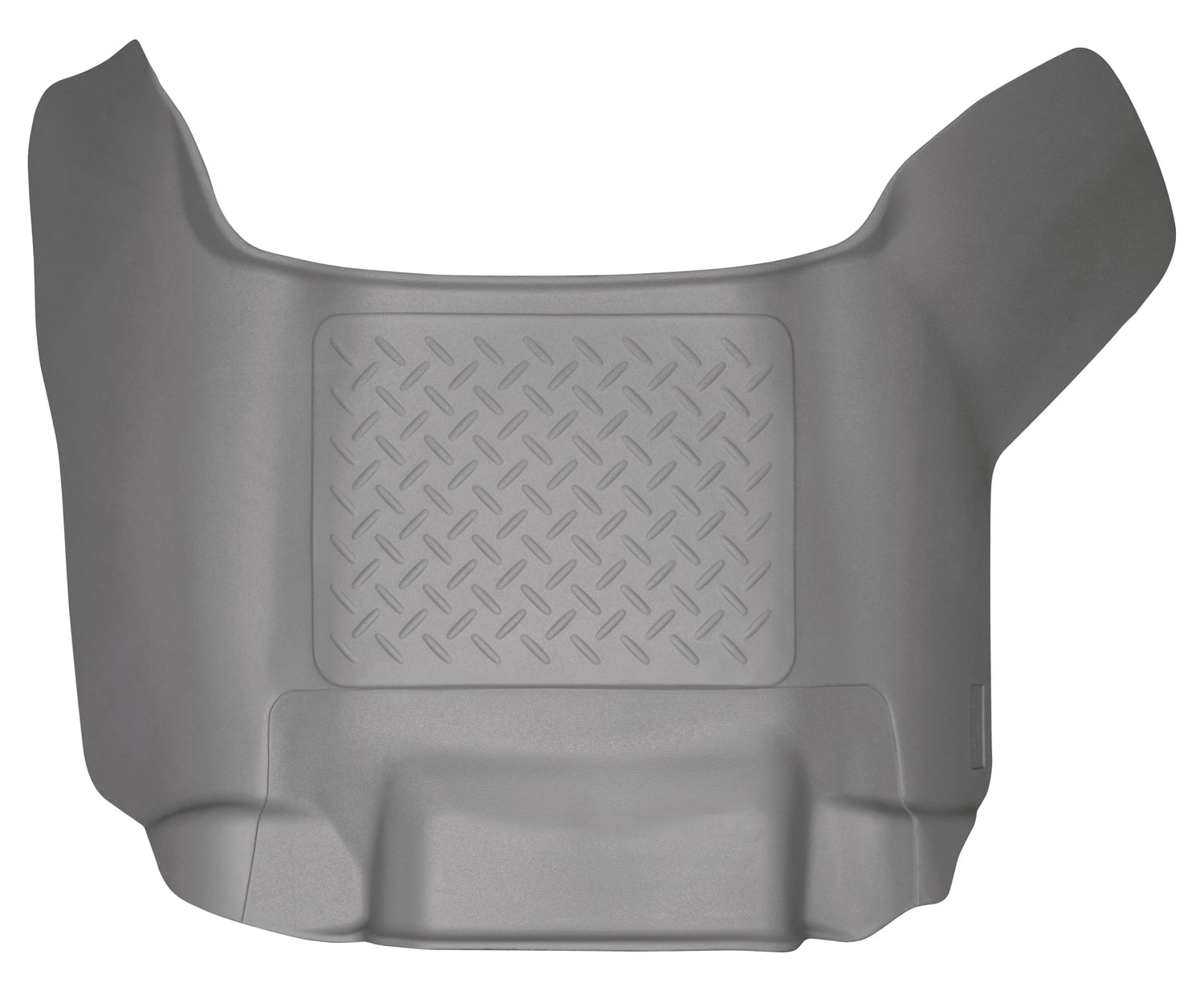 Husky Liners Weatherbeater Series Center Hump Floor Liner Grey Fits 09-18 Dodge Ram 1500 Crew, 10-21 Dodge Ram 2500/3500 Crew/Mega, 19-21 Ram 1500 Classic Crew, 11-22 Ram 2500/3500 Crew/Mega