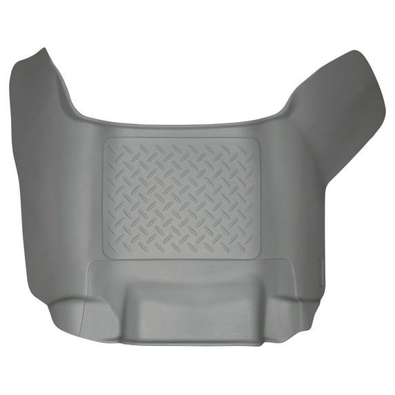 Husky Liners Weatherbeater Series Center Hump Floor Liner Grey Fits 09-18 Dodge Ram 1500 Crew, 10-21 Dodge Ram 2500/3500 Crew/Mega, 19-21 Ram 1500 Classic Crew, 11-22 Ram 2500/3500 Crew/Mega