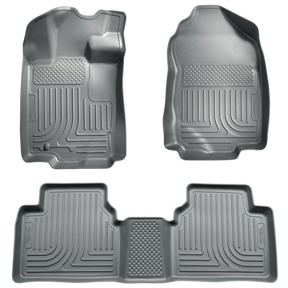 Husky Liners Weatherbeater Series Front & 2nd Seat Floor Liners Fits 10-12 Fusion/MKZ - FWD Fits select: 2010-2012 FORD FUSION, 2010-2012 LINCOLN MKZ
