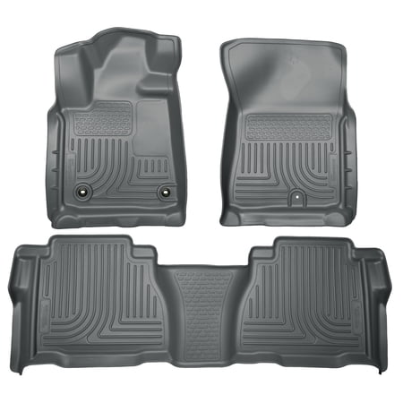 Husky Liners Weatherbeater Series Front & 2nd Seat Floor Liners (Footwell Coverage) 99592 Grey