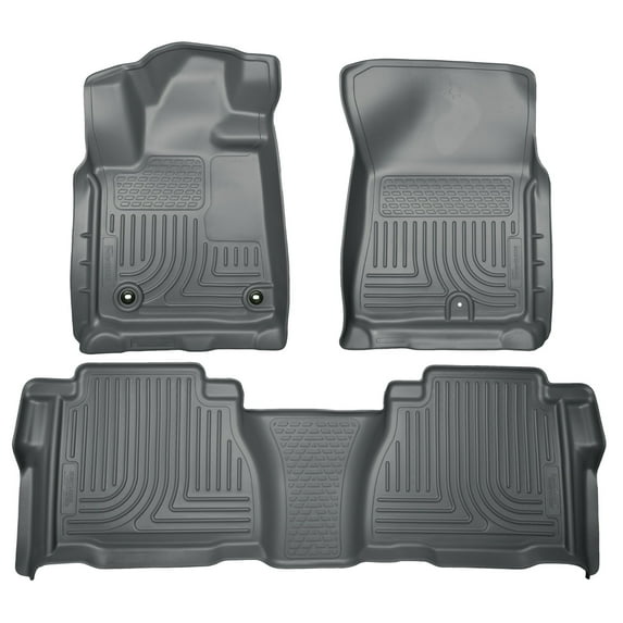 Husky Liners Weatherbeater Series Front & 2nd Seat Floor Liners (Footwell Coverage) 99592 Grey