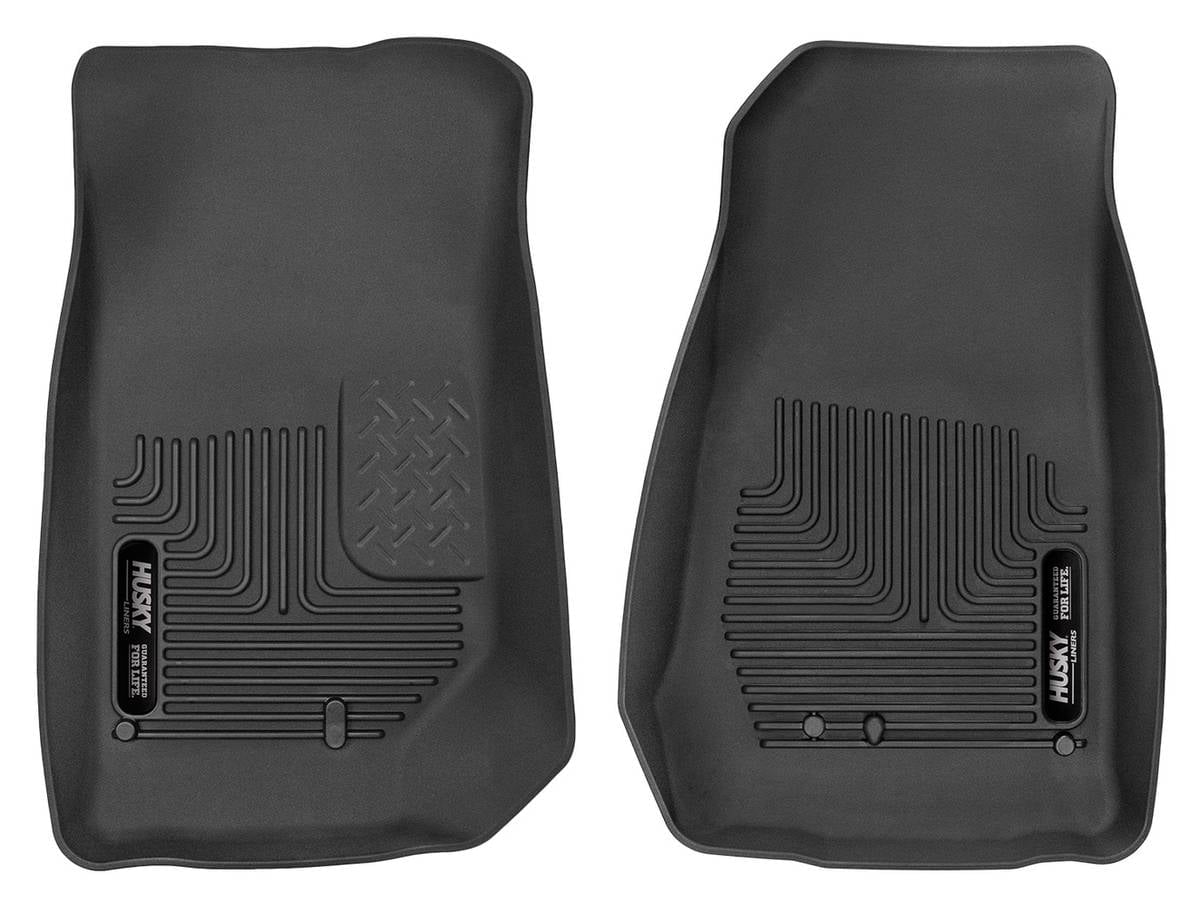 Husky Liners 53571 X-Act Contour Front Floor Liners Black Fits 2007-2018 Jeep Wrangler JK 2-Door & 4-Door