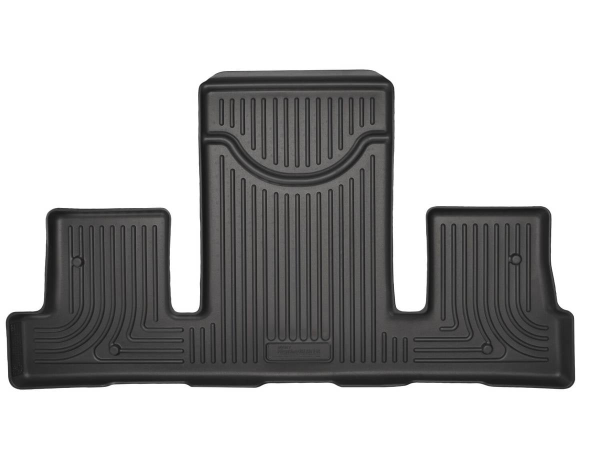 Husky Liners 53041 X-Act Contour Floor Liner Fits 2007-2017 Buick Enclave, Chevy Traverse, GMC Acadia & Saturn Outlook w/ 2nd Row Bucket Seats Third Row 1 Pc Black