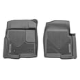 thumbnail image 1 of Husky Liners 53311 X-Act Contour Floor Liners Fits 2009-2014 Ford F150 Regular Cab, SuperCab & SuperCrew incl. Raptor w/o Manual Transfer Case Shifter Front Row 2 Pc Black, 1 of 13