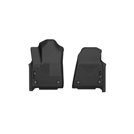 Husky Liners 51381 X-Act Contour Floor Liners Fits 2022-2025 Jeep Grand Wagoneer & Wagoneer incl. L Models w/ 2nd Row Bench or Bucket Seats Front Row 2 Pc Black