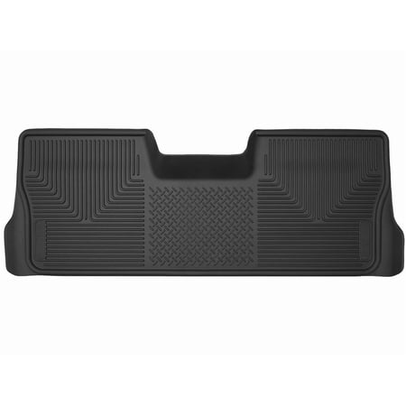 Husky Liners 53411 X-Act Contour Floor Liner Fits 2009-2014 Ford F150 SuperCrew incl. Raptor w/ or w/o Manual Transfer Case Shifter Second Row 1 Pc Black
