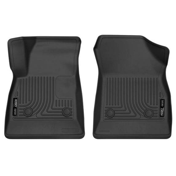 Husky Liners 52261 X-Act Contour Floor Liners Fits 2016-2019 Chevy Cruze incl. Hatchback & Sedan w/ or w/o Spare Tire Front Row 2 Pc Black