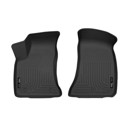 Husky Liners 55371 X-Act Contour Front Floor Liners Fits 2011-2023 Chrysler 300 & Dodge Charger RWD 2 Pc Black