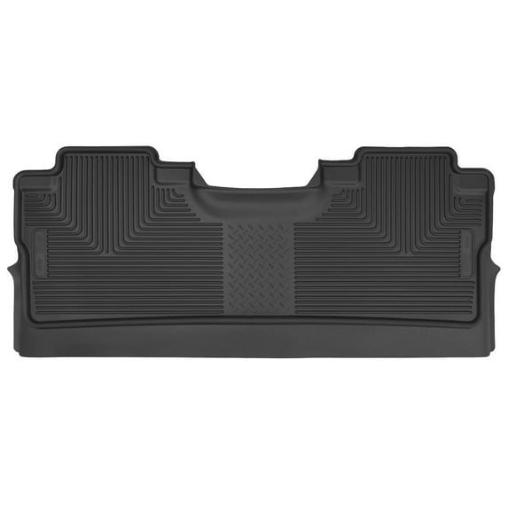 Husky Liners 53471 X-Act Contour Second Row Floor Liner Black Fits 2015-2020 Ford F150 SuperCrew, 2021-2025 SuperCrew w/o Flat-Fold Storage, 2017-2025 F150 Raptor w/ Carpet or Vinyl