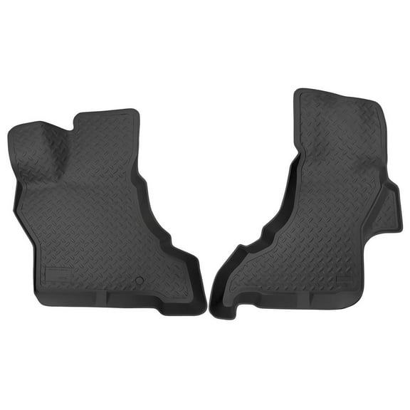 Husky Liners 33251 Classic Style Floor Liners Fit 1997-2025 Ford E-Series w/ Carpet Flooring Front Row 2-Pc Black