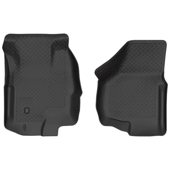 Husky Liners 33901 Classic Style Floor Liners Fit 2000-2005 Ford Excursion Front Row 2-Pc Black