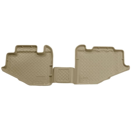 Husky Liners 61733 Classic Style Floor Liners Fit 1997-2006 Jeep Wrangler TJ Second Row 1-Piece Tan