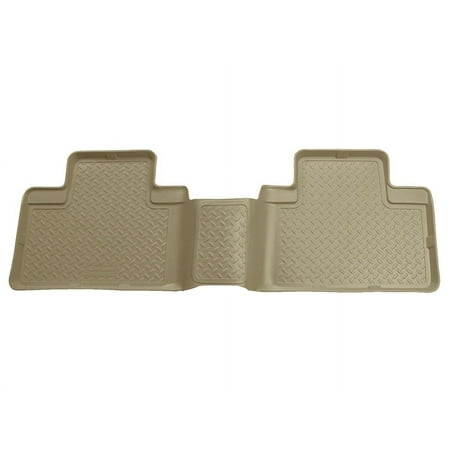 Husky Liners Classic Style Series 2nd Seat Floor Liner Tan Compatible with 99-07 Ford F-250 Super Duty SuperCab Pickup, 99-07 Ford F-350 Super Duty SuperCab Pickup Fits select: 1999-2007 FORD F250