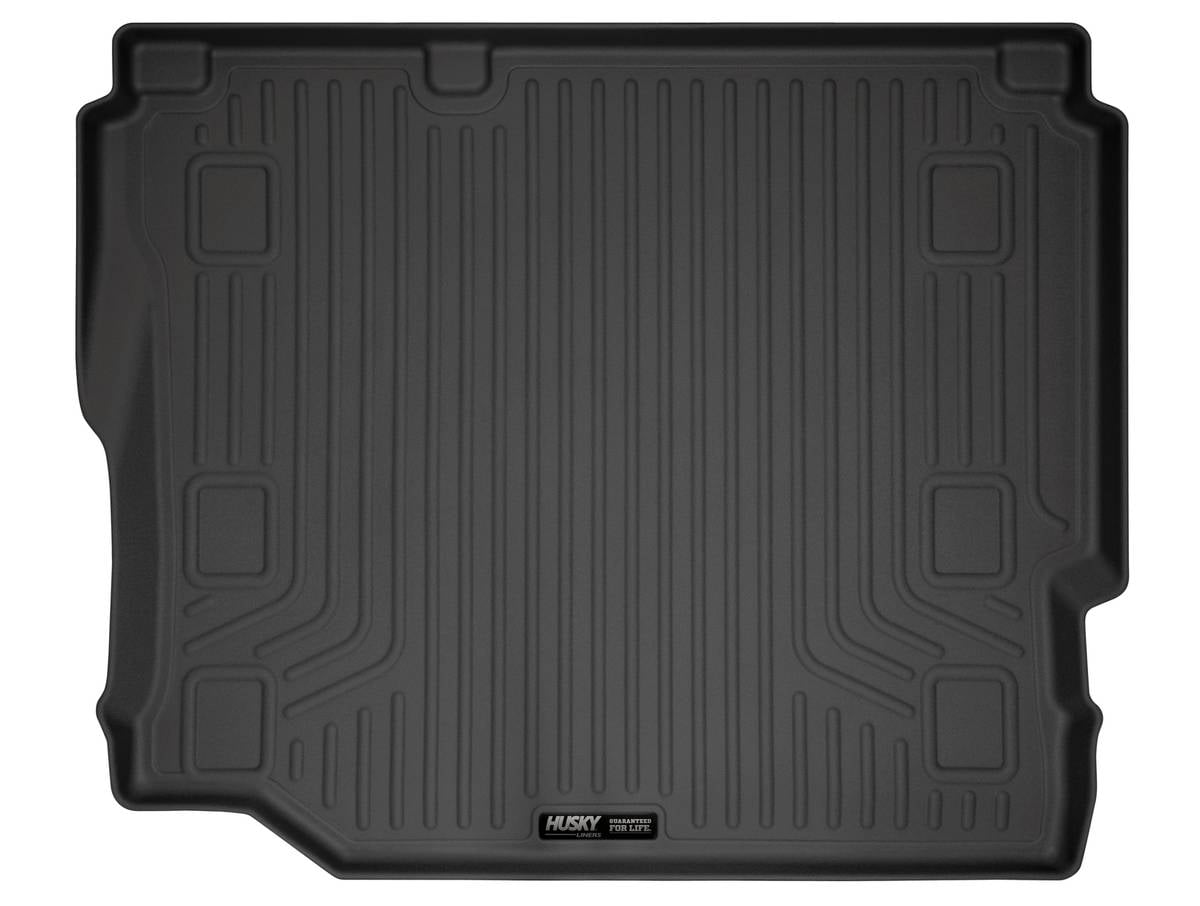 Husky Liners Weatherbeater Cargo Liner | Fits 2018 - 2025 Jeep Wrangler JK/JL 4-Door w/Cloth Seats \u0026 without Subwoofer | 1-pc Black - 20721