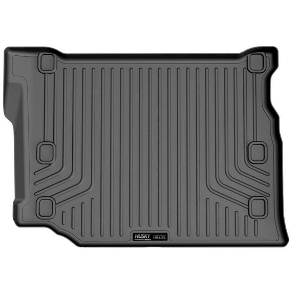 Husky Liners Weatherbeater Cargo Liner Fits 2021-2025 Jeep Wrangler JL 4-Dr 2.0L L4 Hybrid Rubicon 4xe / 2021-2025 Jeep Wrangler JL 4-Dr 2.0L L4