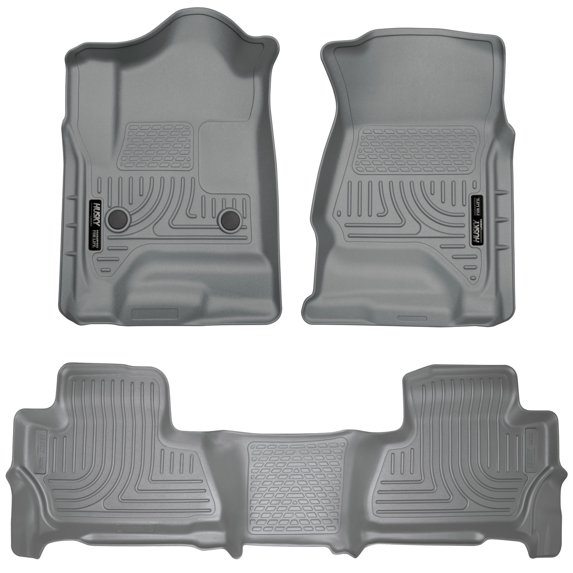 Husky WeatherBeater Front & 2nd Row Floor Liners (Grey) - 99202