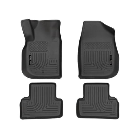Husky Liners 98101 Weatherbeater Floor Mats Fit 2005-2010 Chevy Cobalt, 2007-2009 Pontiac G5 - Front/2nd Seat - Black