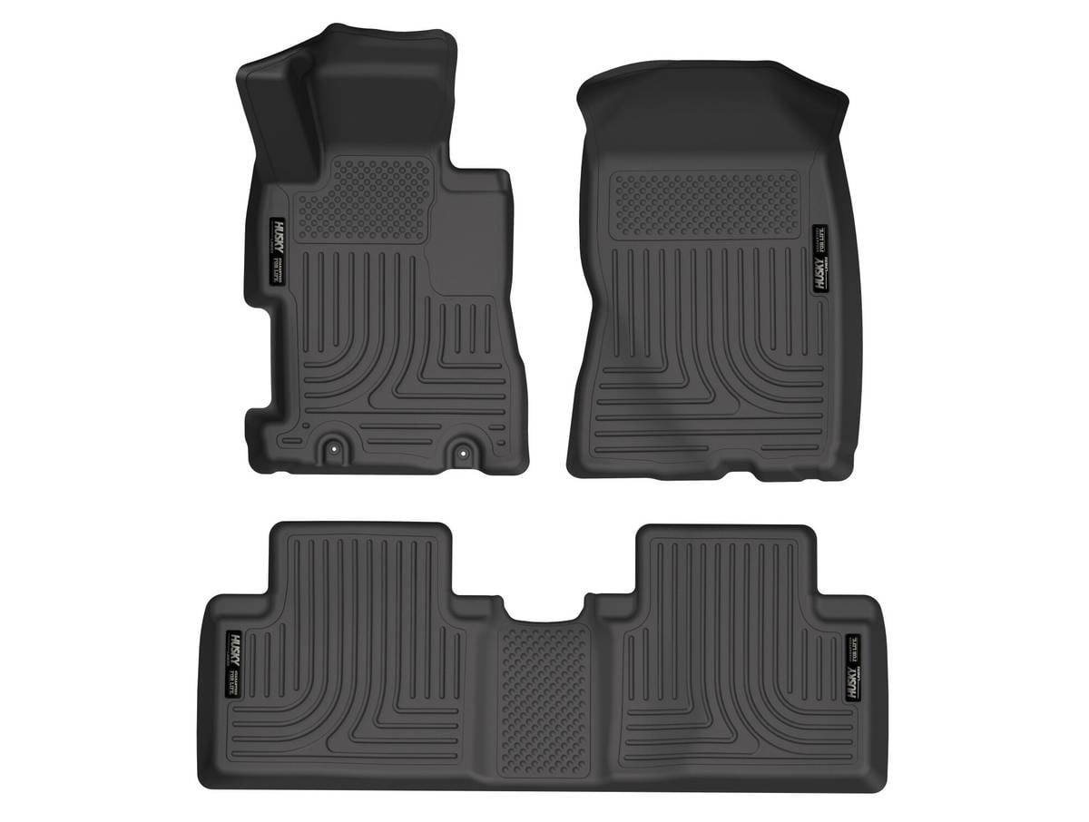 Husky Liners 98411 WeatherBeater Front & Second Seat Floor Liners - 3 Piece Fits 2006-2011 Honda Civic