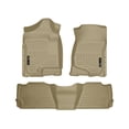 thumbnail image 1 of Husky Liners 98253 Weatherbeater Floor Mats Fit 2007-2014 Cadillac Escalade, Chevy Tahoe, GMC Yukon (Various Trims, w/ 2nd Row Bench/Bucket Seats) - Front/2nd Seat - Tan, 1 of 13