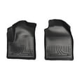 thumbnail image 1 of Husky Liners 18751 Weatherbeater Floor Mats Fit 2010-2013 Ford Transit Connect Front Row Liners 2pc Black, 1 of 10
