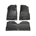 thumbnail image 1 of Husky Liners 98141 Weatherbeater Floor Mats Fit 2010-2016 Cadillac SRX - Front/2nd Seat - Black, 1 of 13