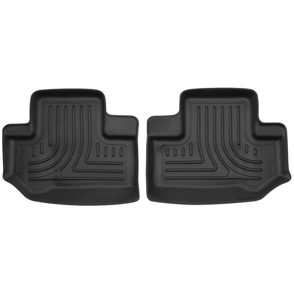Husky Liners 19041 Weatherbeater Floor Mat Fits 2011-2018 Jeep Wrangler JK 2-Door 2nd Row Liner 1pc Black