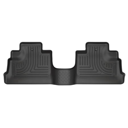 Husky Liners 19021 Weatherbeater Floor Mat Fits 2011-2018 Jeep Wrangler JK 4-Door 2nd Row Liner 1pc Black
