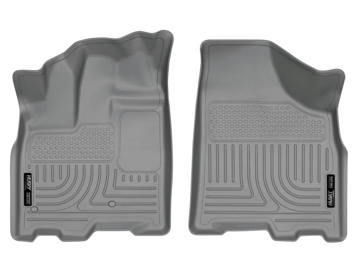Husky Liners Weatherbeater Floor Mats | Fits 2011 - 2020 Toyota Sienna (7 \u0026 8 Passenger Models) | Front Row, 2-pc Grey - 18852