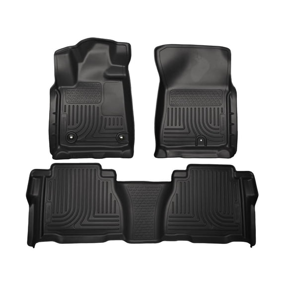 Husky Liners 99591 WeatherBeater Front & Second Seat Floor Liners - 3 Piece Fits 2012-2013 Toyota Tundra