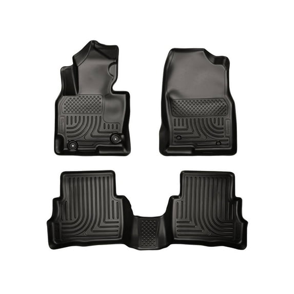 Husky Liners 99731 Weatherbeater Floor Mats Fit 2013-2016 Mazda CX-5 - Front/2nd Seat - Black