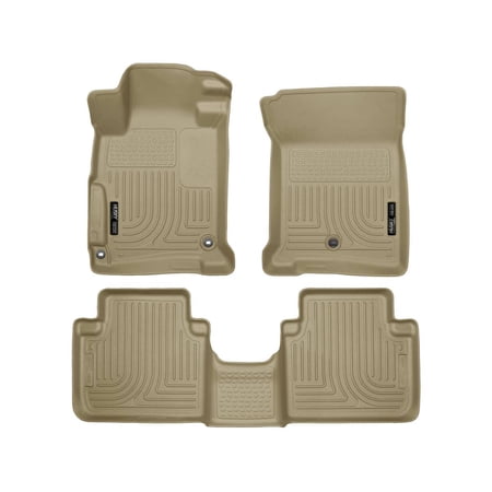 Husky Liners 98483 WeatherBeater Front & Second Seat Floor Liners - 3 Piece Fits 2013-2017 Honda Accord