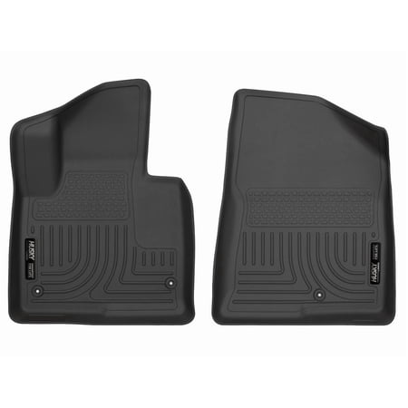Husky Liners 13861 WeatherBeater Front Floor Liners - 2 Piece Fits 2013-2018 Hyundai Santa Fe, 2019 Santa Fe XL
