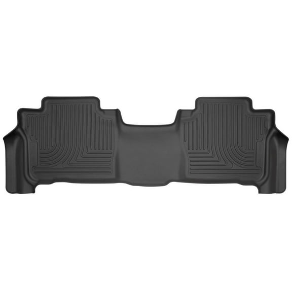 Husky Weatherbeater 2nd Row Floor Mat Fits 2013-2021 Lexus LX570/Toyota Land Cruiser w/ or w/o 3rd Row Black 1 Pc