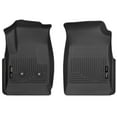 thumbnail image 1 of Husky Liners 18111 Weatherbeater Floor Mats Fit 2015-2022 Chevy Colorado/GMC Canyon Crew/Extended Cab Front Row Liners 2pc Black, 1 of 10