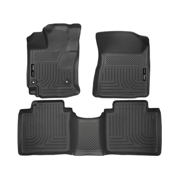 Husky Liners 98661 Weatherbeater Floor Mats Fit 2015 Toyota Venza - Front/2nd Seat - Black