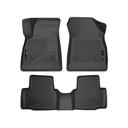 Husky Liners 99161 WeatherBeater Front & Second Seat Floor Liners - 3 Piece Fits 2016-2019 Chevy Cruze