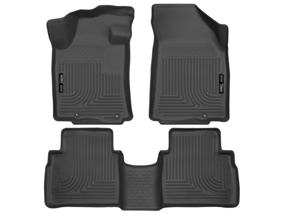 Husky Liners 99621 Weatherbeater Floor Mats Fit 2016-2021 Nissan Maxima - Front/2nd Seat - Black