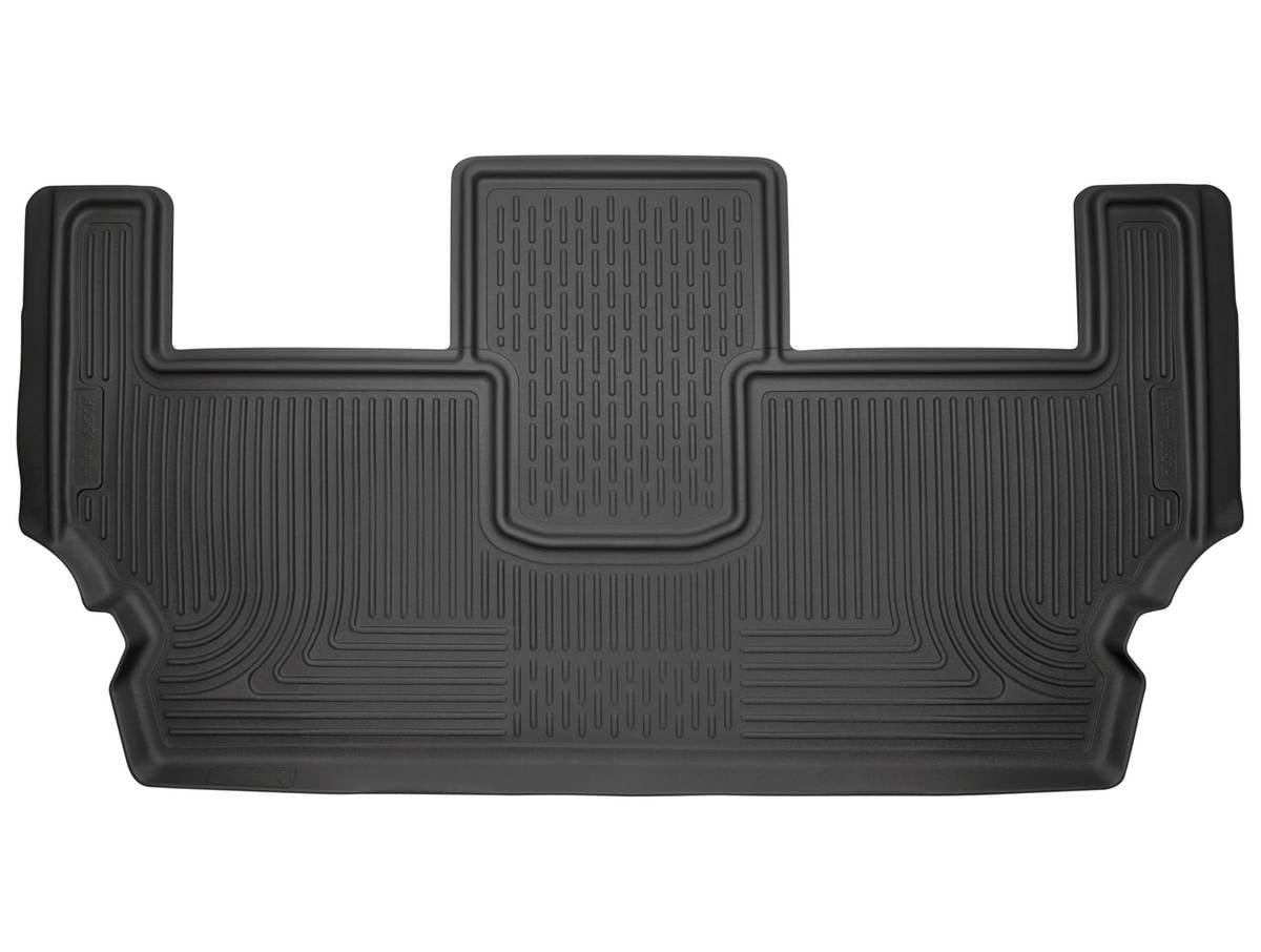 Husky Weatherbeater 3rd Row Floor Mat Fits 2017-2025 Chrysler Pacifica Touring/LTD/Pinnacle/2020-2024 Voyager Black 1 Pc