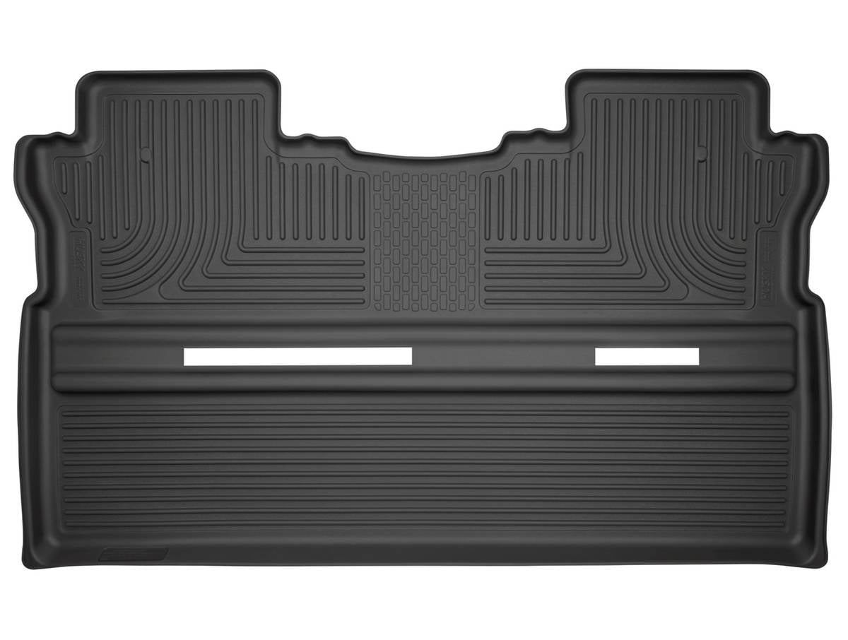 Husky Liners Weatherbeater Floor Mats | Fits 2017 - 2025 Honda Ridgeline | 2nd Row, 1-pc Black - 19431