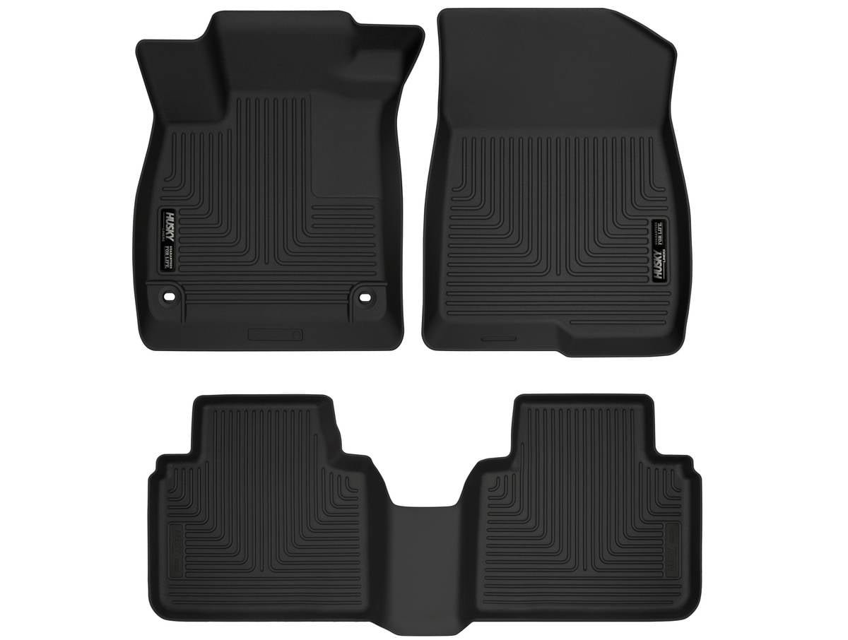 Husky Liners 95741 Weatherbeater Floor Mats Fit 2018-2022 Honda Accord - Front/2nd Seat - Black