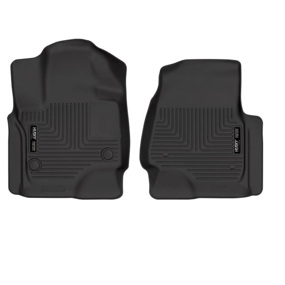 Husky Liners 13341 WeatherBeater Front Floor Liners - 2 Piece Fits 2018-2024 Ford Expedition, Lincoln Navigator