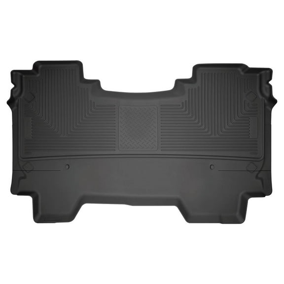 Husky Weatherbeater 2nd Row Floor Mat Fits 2019-2025 Ram 1500 Crew Cab w/o Factory Storage Box Black 1 Pc