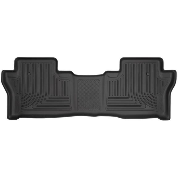 Husky Liners 19411 Weatherbeater Floor Mat Fits 2016-2025 Honda Passport/Pilot w/ 2nd Row Bench/Bucket Seats 2nd Row Liner 1pc Black