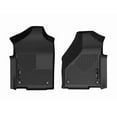 thumbnail image 1 of Husky Weatherbeater Floor Mats Fit 2019-2024 Ram 2500/3500 Regular Cab w/ Carpet or Vinyl Flooring Front Black 2 Pc, 1 of 10