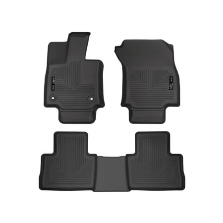 Husky Liners 95501 WeatherBeater Front & Second Seat Floor Liners - 3 Piece Fits 2019-2025 Toyota RAV4