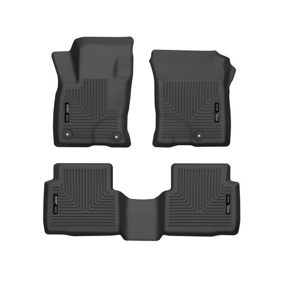 Husky Liners 95721 Weatherbeater Floor Mats Fit 2020-2022 Ford Escape, 2023-2023 Ford Escape - Front/2nd Seat - Black